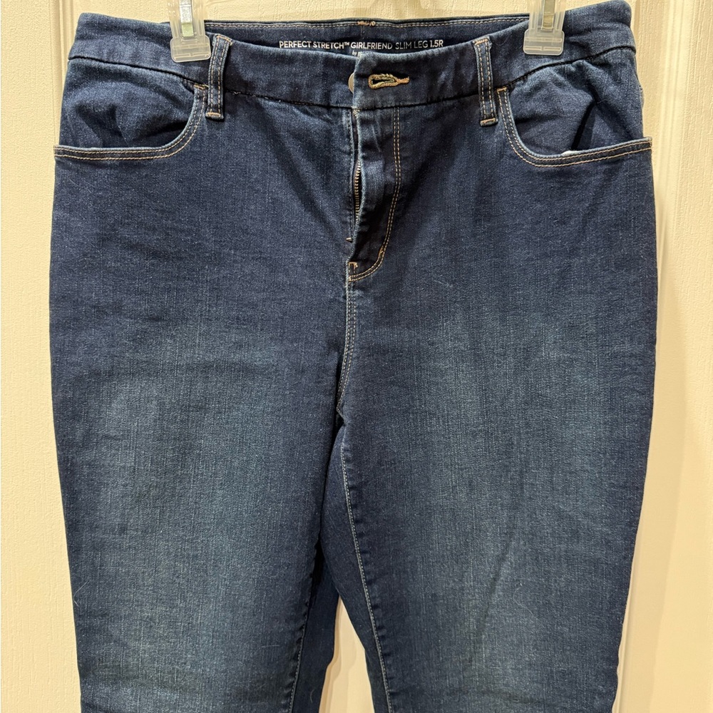 Chico’s Perfect Stretch Girlfriend Slim Leg Women's Jeans 1.5R